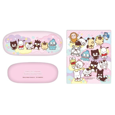 Tama & Friends x Sanrio Characters Glasses Case - Glasses Case PK (メガネケース タマ＆フレンズ×サンリオキャラクターズ - メガネケース PK)