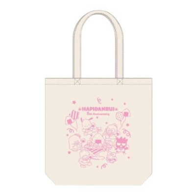 Happy Birthday 5th Anniversary Sanrio Characters Tote Bag - Rice Ball Tote Bag (トートバッグ はぴだんぶい5th サンリオキャラクターズ - トートバッグ おむすび)