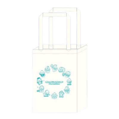 Hangyodon 40th Anniversary Sanrio Characters Tote Bag - Collection Tote Bag (トートバッグ ハンギョドン40th サンリオキャラクターズ - トートバッグ 集合)