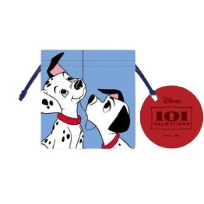 Disney/Disney - 101 Dalmatians Drawstring Bag, Medium Size (巾着Mサイズ Disney/ディズニー - 巾着Mサイズ 101匹わんちゃん)