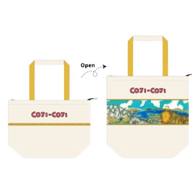Large Stretchable Tote Bag Coji Coji - Large Stretchable Tote Bag (のびるトートバッグ 大 コジコジ - のびるトートバッグ 大)