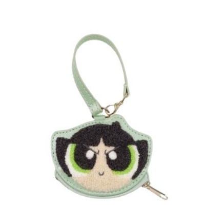 Powerpuff Girls Face Chest Mini Pouch - Buttercup Face Chest Mini Pouch (おかおサガラミニポーチ パワーパフガールズ - おかおサガラミニポーチ バターカップ)