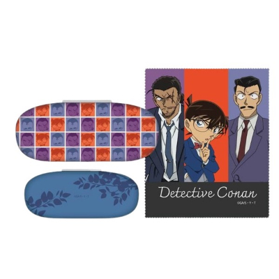 Detective Conan Glasses Case - Conan, Kogoro, and Yamato Glasses Case (メガネケース 名探偵コナン - メガネケース コナン＆小五郎＆大和)