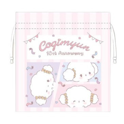 Kogimyun Drawstring Bag Medium Sanrio Characters - Drawstring Bag Medium Key Visual (こぎみゅん 巾着Mサイズ サンリオキャラクターズ - 巾着Mサイズ キービジュアル)