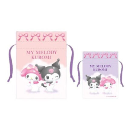 Pastel Dreamland My Melody & Kuromi Mamekinchaku - Mamekinchaku (Full Body) (パステルドリームランド マイメロディ&クロミ 豆巾着 - 豆巾着 全身)