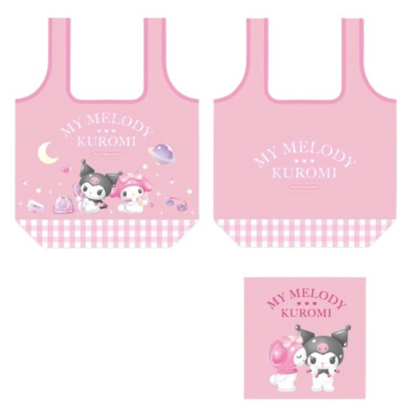 Pastel Dreamland My Melody & Kuromi Eco Bag - Eco Bag (パステルドリームランド マイメロディ&クロミ エコバッグ - エコバッグ)