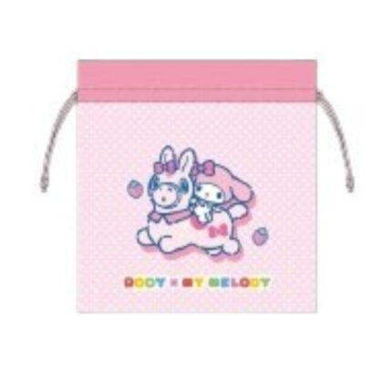 Drawstring bag, size M, RODY & Sanrio Characters - RODY & My Melody Drawstring bag, size M (巾着Mサイズ RODY&サンリオキャラクターズ - RODY&マイメロディ 巾着Mサイズ)