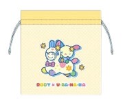 Drawstring bag, size M, RODY & Sanrio Characters - ▲RODY & Usahana Drawstring bag, size M (巾着Mサイズ RODY&サンリオキャラクターズ - ▲RODY&ウサハナ 巾着Mサイズ)