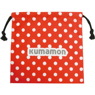 Kumamon Drawstring Bag (2 Assorted Types) - Drawstring Bag (くまモン 巾着 2種アソート - 巾着) - Image 3