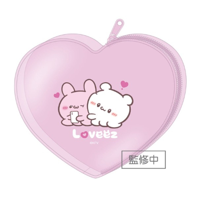 Loveys Heart-Shaped Clear Pouch (らぶいーず ハート型クリアポーチ)
