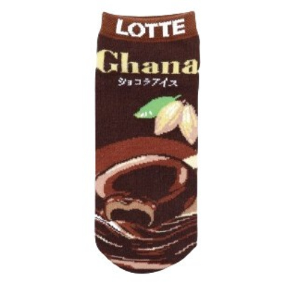 Jacquard socks Lotte Ghana Ice (ジャガードソックス ロッテ ガーナアイス)