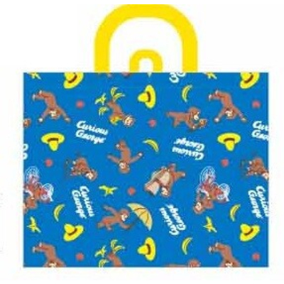 Water-repellent Curious George lesson bag (撥水加工 レッスンバッグ おさるのジョージ)