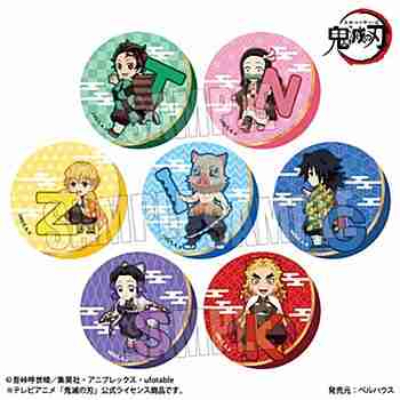 (s)TBAK-01 トレーディング缶バッジ ｢鬼滅の刃｣アルファベットver. 送料別880円