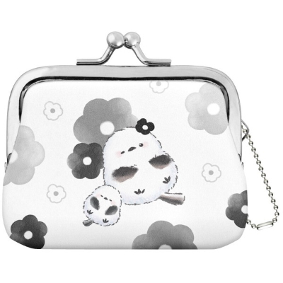 Proper Coin Purse - Enagachan/Flower (プロパーがま口コインケース - エナガチャン/フラワー)