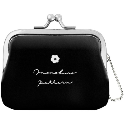 Proper Coin Purse - Monochrome Pattern (プロパーがま口コインケース - モノクロパターン)