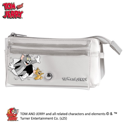 Tom and Jerry Flap Pocket Pencil Case - Paper Chase (フラップポケットペンケース トムとジェリー - ペーパーチェイス)