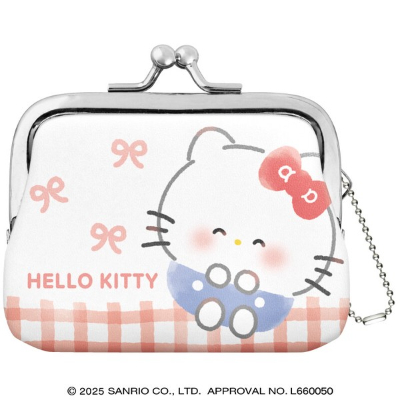 Sanrio Characters - Marmotchi/Hello Kitty Coin Purse (がま口コインケース サンリオキャラクターズ - マルモッチ/ハローキティ)