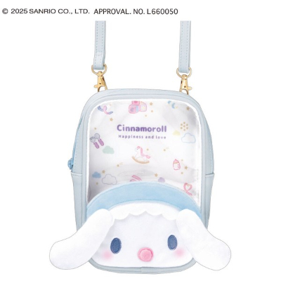 Clear Shoulder Pouch Sanrio Characters - Cinnamoroll/Baby Design (クリアショルダーポーチ サンリオキャラクターズ - シナモロール/ベビーデザイン)