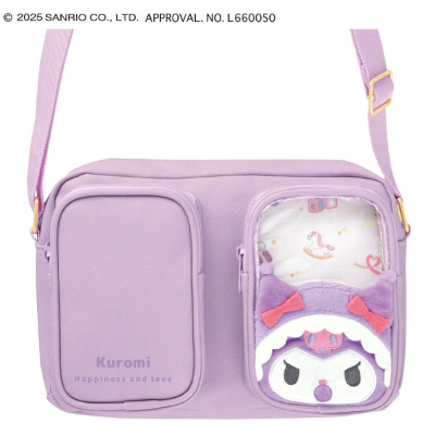 Nico Poke Mini Shoulder Bag Sanrio Characters - Kuromi/Baby Design (ニコポケミニショルダーバッグ サンリオキャラクターズ - クロミ/ベビーデザイン)