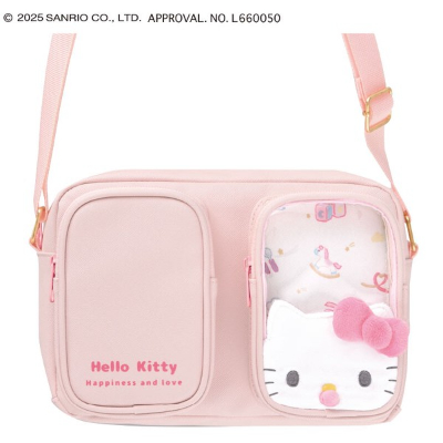 Nico Poke Mini Shoulder Bag Sanrio Characters - Hello Kitty/Baby Design (ニコポケミニショルダーバッグ サンリオキャラクターズ - ハローキティ/ベビーデザイン)