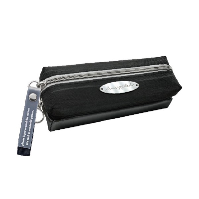 PakaPoke 2-Room Pencil Case - Black (パカポケ2ルームペンケース - ブラック)