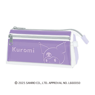 Flap Pocket Pencil Case Sanrio Characters - Kuromi (フラップポケットペンケース サンリオキャラクターズ - クロミ)