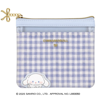Clear Pouch Marumocchi Sanrio Characters - Cinnamoroll (クリアポーチ まるもっち サンリオキャラクターズ - シナモロール)