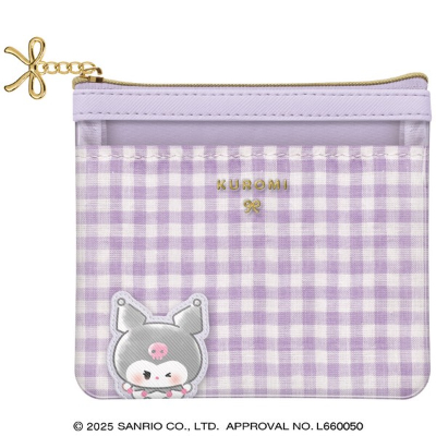 Clear Pouch Marumocchi Sanrio Characters - Kuromi (クリアポーチ まるもっち サンリオキャラクターズ - クロミ)