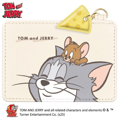 Tom and Jerry Pass Case - Ivory (パスケース トムとジェリー - アイボリー)