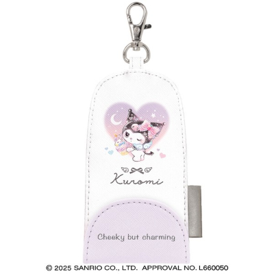 Kuromi Sanrio Characters Schoolbag Key Case - Heart (ランドセルキーケース クロミ サンリオキャラクターズ - ハート)