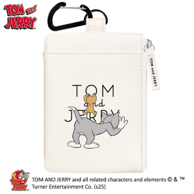 Tom and Jerry Pass Case - Ivory (パスケース トムとジェリー - アイボリー)