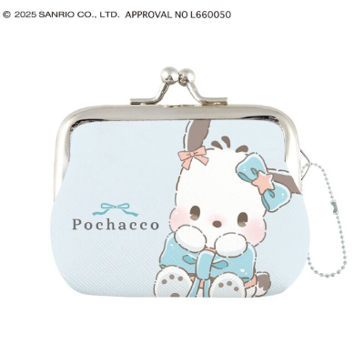 Sanrio Characters - Pochacco/Ribbon Coin Purse (がま口コインケース サンリオキャラクターズ - ポチャッコ/リボン)