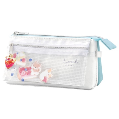 Flap Pocket Pencil Case Fuwanko - Fruit Tart (フラップポケットペンケース ふわんこ - フルーツタルト)