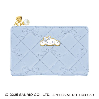 Deep Bill Bifold Wallet with Runrun Ribbon Sanrio Characters - Cinnamoroll (深札二つ折り財布 るんるんリボン サンリオキャラクターズ - シナモロール)