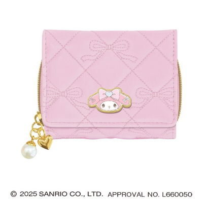 Sanrio Characters - My Melody Tri-fold Wallet with Ribbon (三つ折り財布 るんるんリボン サンリオキャラクターズ - マイメロディ)