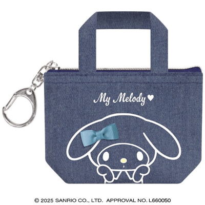 Denim Tote Mini Pouch Sanrio Characters - My Melody (デニムトート型ミニポーチ サンリオキャラクターズ - マイメロディ)