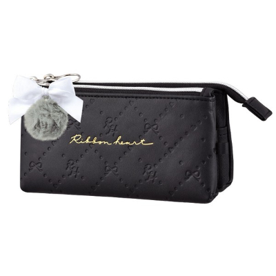 Triangle Combination Pen Case - Ribbon Heart (サンカクコンビペンケース - リボンハート)