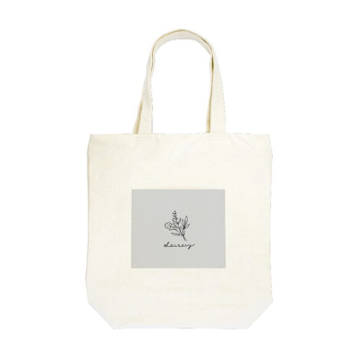 Tote bag with pocket - Botanical (ポケット付きトートバッグ - ボタニカル)