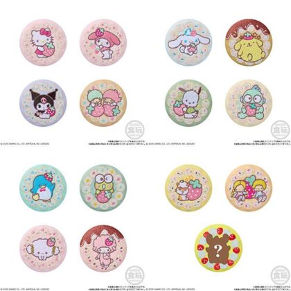 26 サンリオキャラクターズ 刺繍缶バッジビスケット4