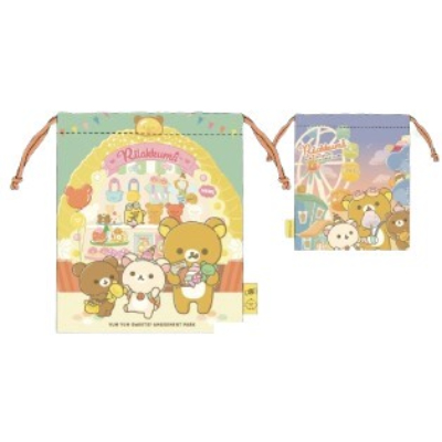 Rilakkuma drawstring bag (巾着　リラックマ)