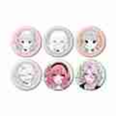 (s)ホログラム缶バッジ(57mm)｢恋せよまやかし天使ども｣01/ブラインド(全6種)(公式イラスト) 送料別880円