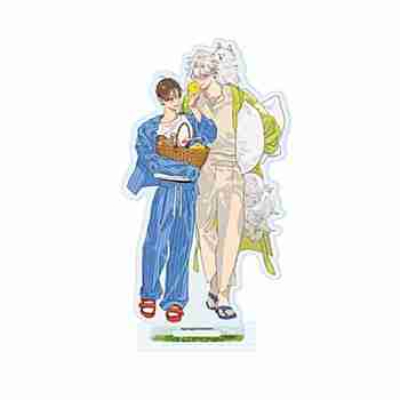 (s)アクリルスタンド｢野白ぐり A HOLIDAY Picnic Mood｣02/月はみちかけケモノの恋(描き下ろしイラス 送料別880円