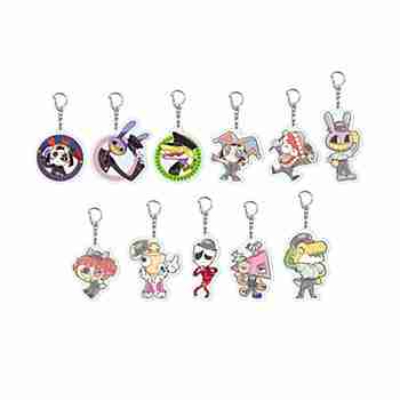 (s)アクリルキーホルダー｢アメイジング・デジタル・サーカス｣01/駅員ver. ブラインド(全11種)(描き起こしイラスト) 送料別880円