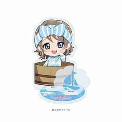 (s)アクリルスタンドプレート｢ラブライブ!サンシャイン!!｣14/銭湯ver. 渡辺 曜(ミニキャライラスト) 送料別880円