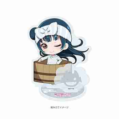 (s)アクリルスタンドプレート｢ラブライブ!サンシャイン!!｣15/銭湯ver. 津島 善子(ミニキャライラスト) 送料別880円