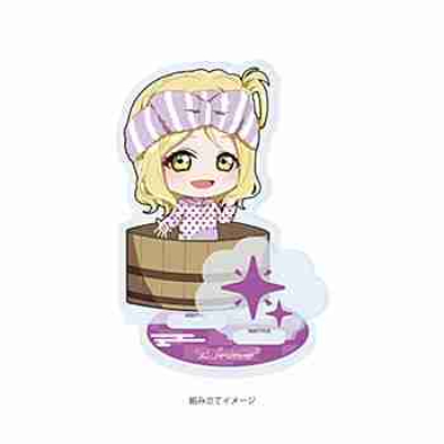 (s)アクリルスタンドプレート｢ラブライブ!サンシャイン!!｣17/銭湯ver. 小原 鞠莉(ミニキャライラスト) 送料別880円