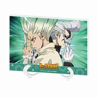 (s)アクリルアートボード(A5サイズ)｢Dr.STONE｣11/石神千空&Dr.ゼノ(場面写イラスト) 送料別880円