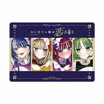 (s)キャラクリアケース｢コンカフェ嬢は恋を着る｣01/コマ割りデザイン(公式イラスト) 送料別880円