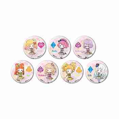 (s)缶バッジ｢アイカツスターズ!｣06/スクールドレスver. トレーディング(全7種)(グラフアートイラスト) 送料別880円