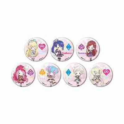 (s)缶バッジ｢アイカツスターズ!｣07/スクールドレスver. トレーディング(全7種)(グラフアートイラスト) 送料別880円